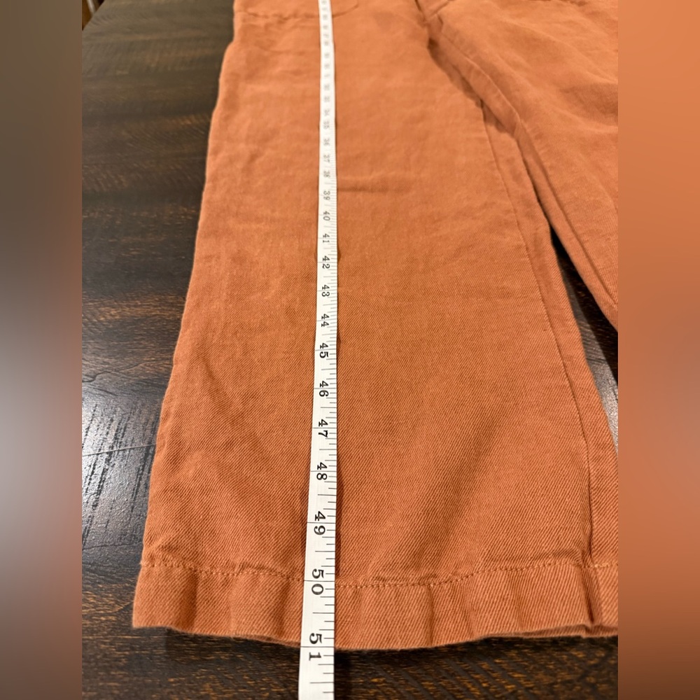 ABLE Charlyn Linen Blend Button Up Utility Jumpsuit M - Picture 10 of 15